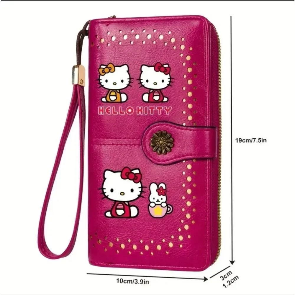 Hello Kitty Black Wallet- New